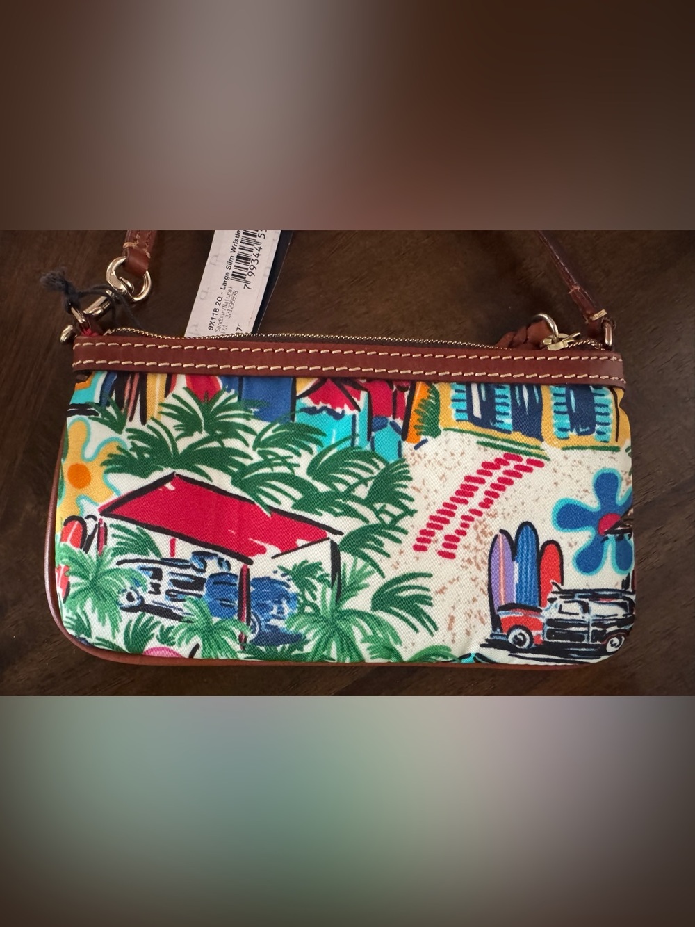 Dooney & Bourke Sandbar Large Slim Wristlet - Picture 4 of 4